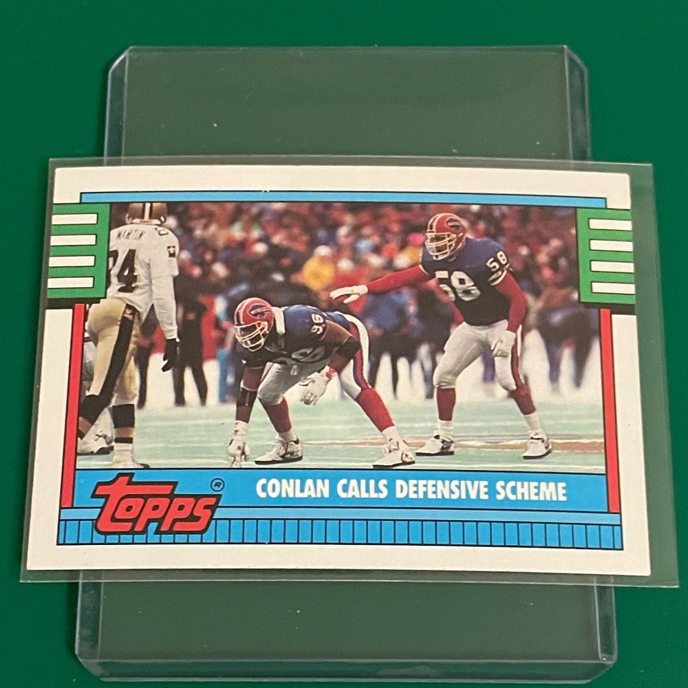 Shane [Conlan Calls Defensive Scheme] #503 1990 Topps Football Trading Card